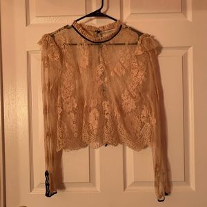 Urban Outfitters Lace Top Small